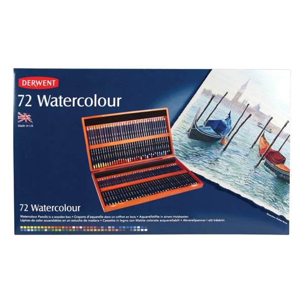 Derwent - Wooden Box - Watercolour (72)