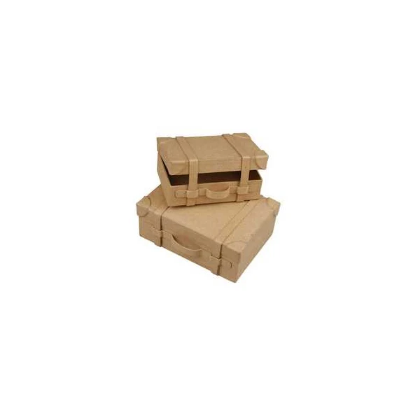 Create Craft - Mini Suitcases 4.5x11x7.5 cm 2 assorted
