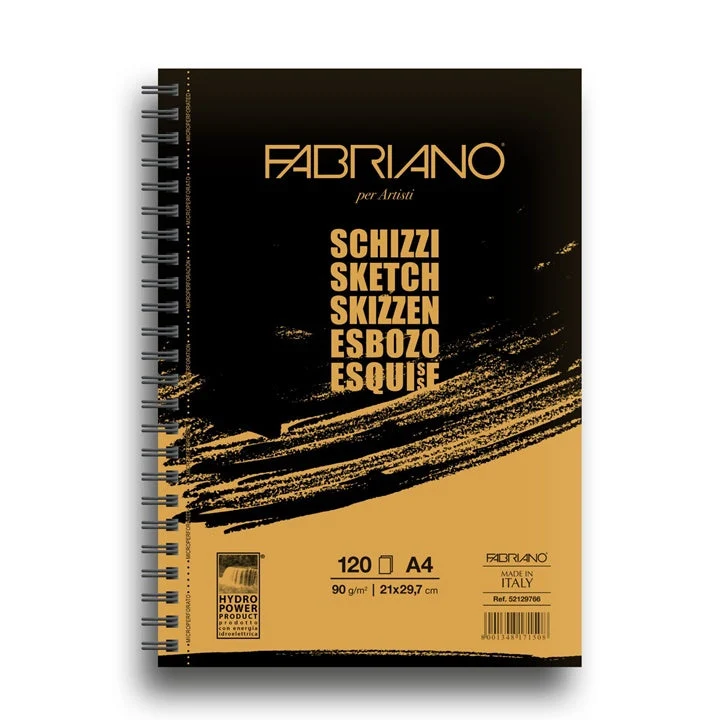 FABRIANO SKETCH Sketch Pad with Spiral Binding