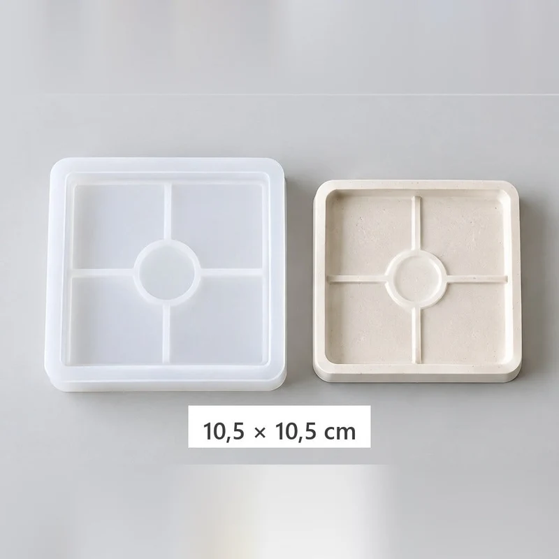Flexible Silicone Mold for Casting Trays and Coasters