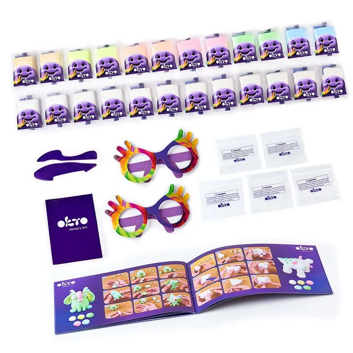 OKTO Air-Dry Clay Set, 24 Pastel Shades