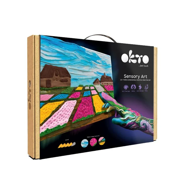 OKTO Creative 3D Set “Flower Beds in the Netherlands” 30 x 40 cm