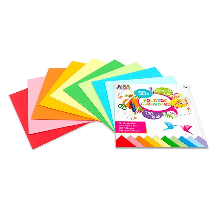 Set of 50 Colored Papers