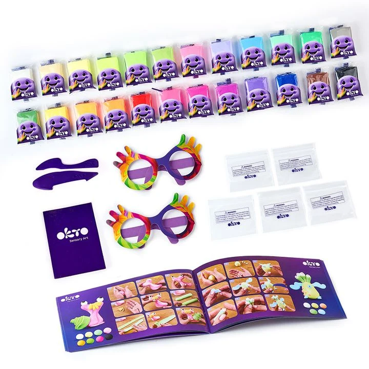 OKTO Air-Dry Clay Set, 24 Shades