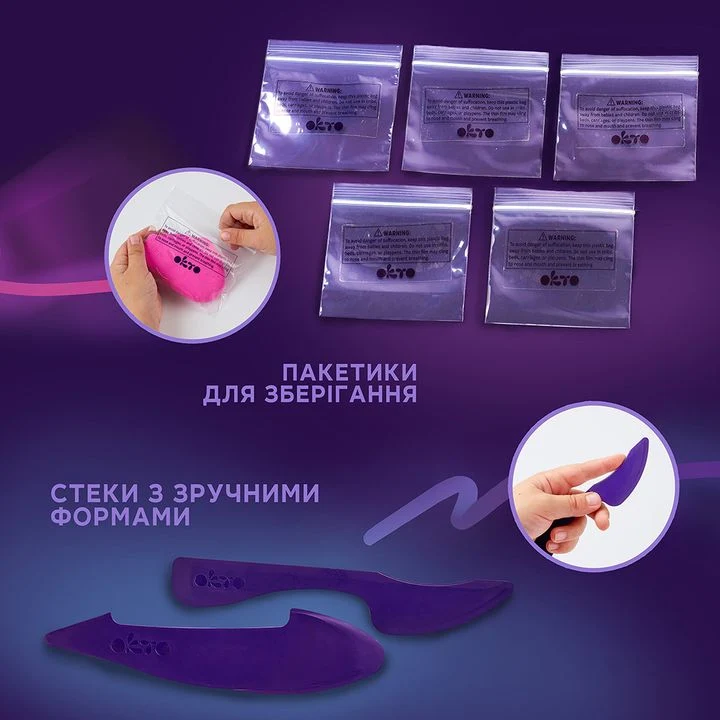 OKTO Air-Dry Clay Set, 24 Shades