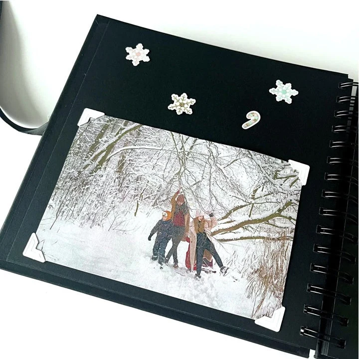 Self-Adhesive Photo Corners, 48 pcs