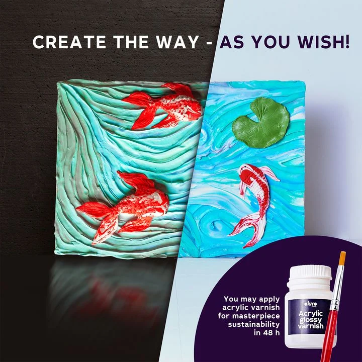 OKTO Creative 3D Set “Fish” 30 x 40 cm