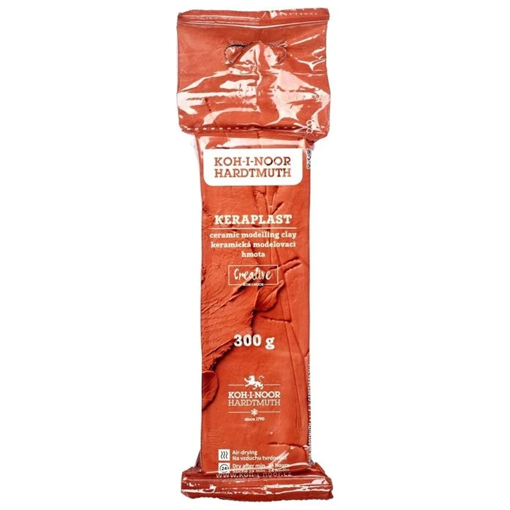 KOH-I-NOOR Keraplast Air-Dry Modeling Clay, 300 g