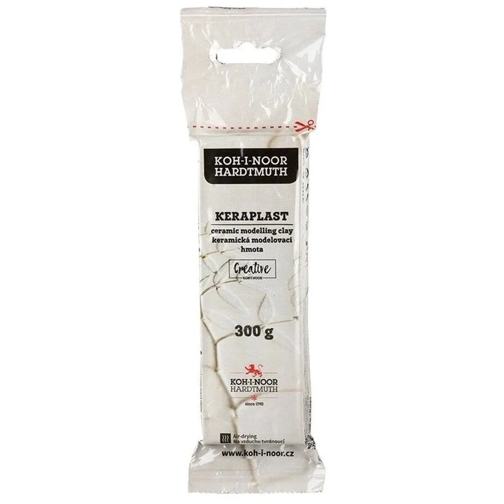 KOH-I-NOOR Keraplast Air-Dry Modeling Clay, 300 g