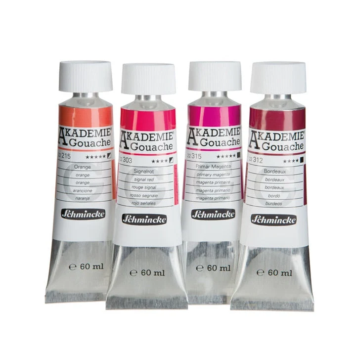 Schmincke Akademie Gouache Paints in Tube, 60 ml