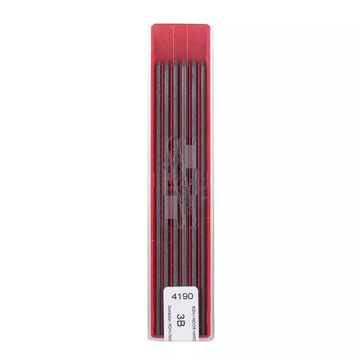 KOH‑I‑NOOR Graphite Leads 2.5 mm 3B, Set of 6