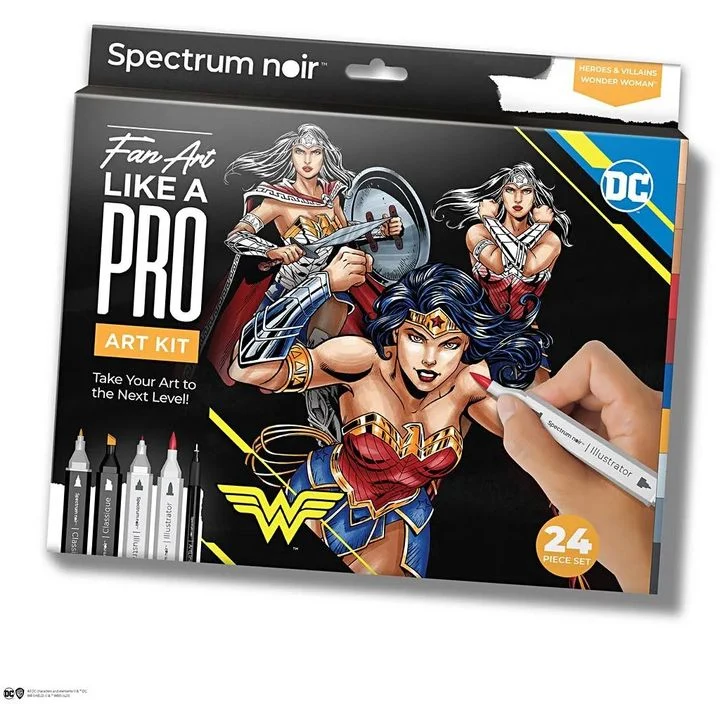 Wonder Woman Illustration Set