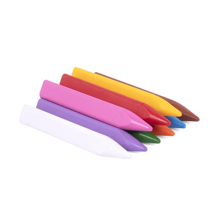 JOVI Triangular Wax Crayons in a Tub, Set of 24