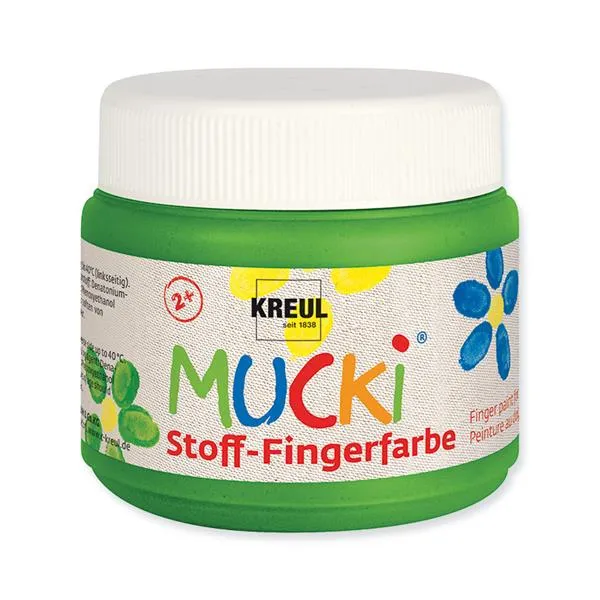 MUCKI Finger Fabric Paints, 150 ml