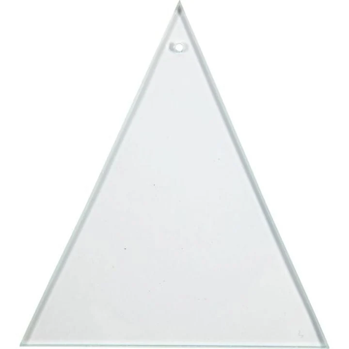 Triangular Glass for Decorating