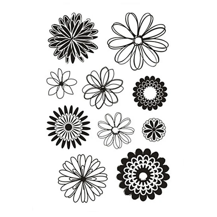 Transparent Stamps - Flowers
