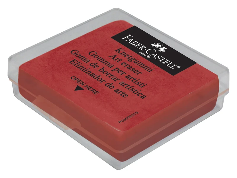 Colored Kneaded Eraser in a Case