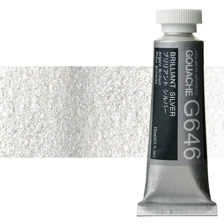 Holbein Artists Professional Gouache 15 ml | Metallic Shades