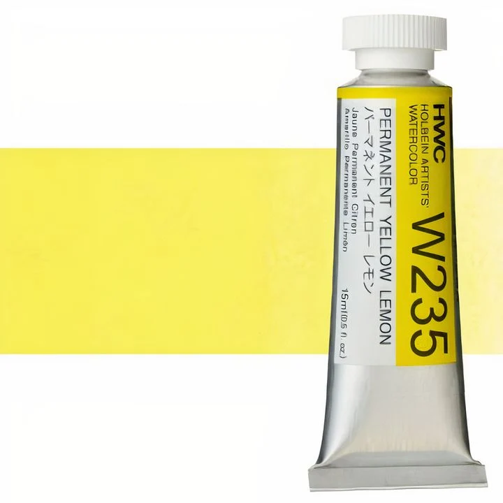 Holbein Artists Professional Watercolors, 15 ml, Yellow Shades