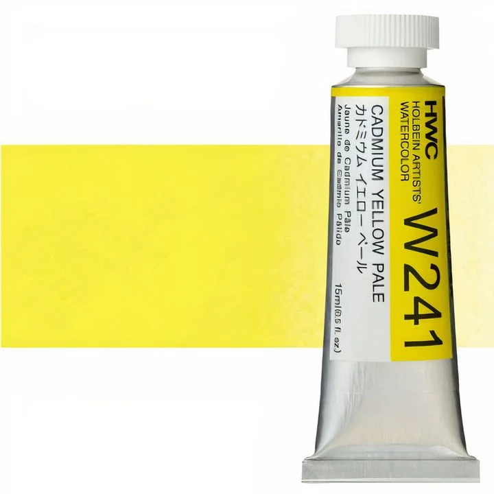 Holbein Artists Professional Watercolors, 15 ml, Yellow Shades
