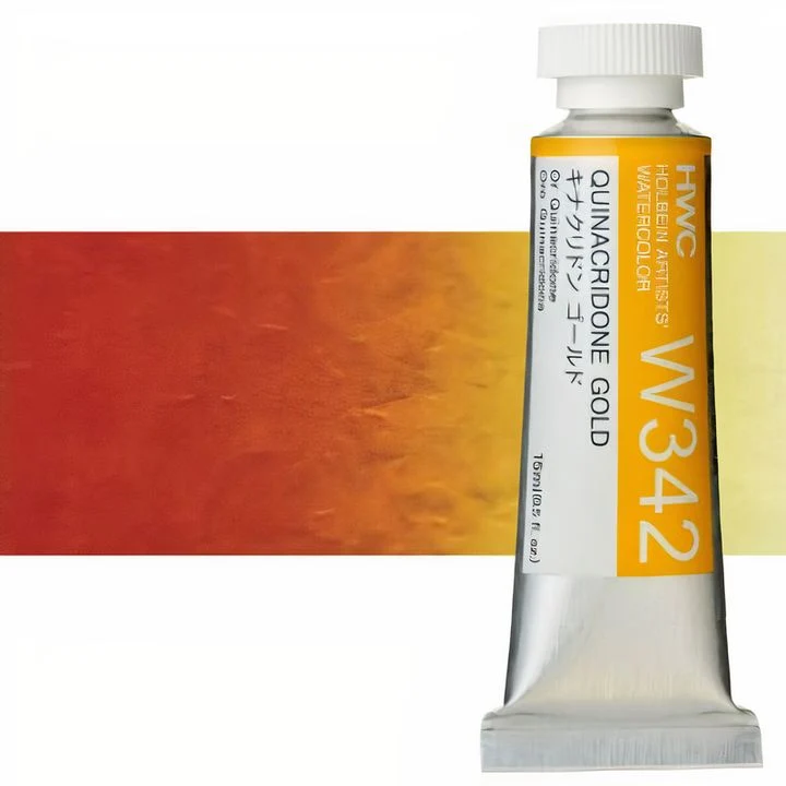 Holbein Artists Professional Watercolors, 15 ml, Yellow Shades