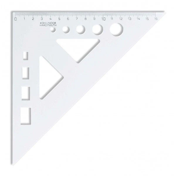 KTR 45/177 Set Square with Perpendicular Line