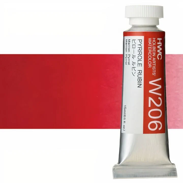 Holbein Artists Professional Watercolors 15 ml | Red Shades