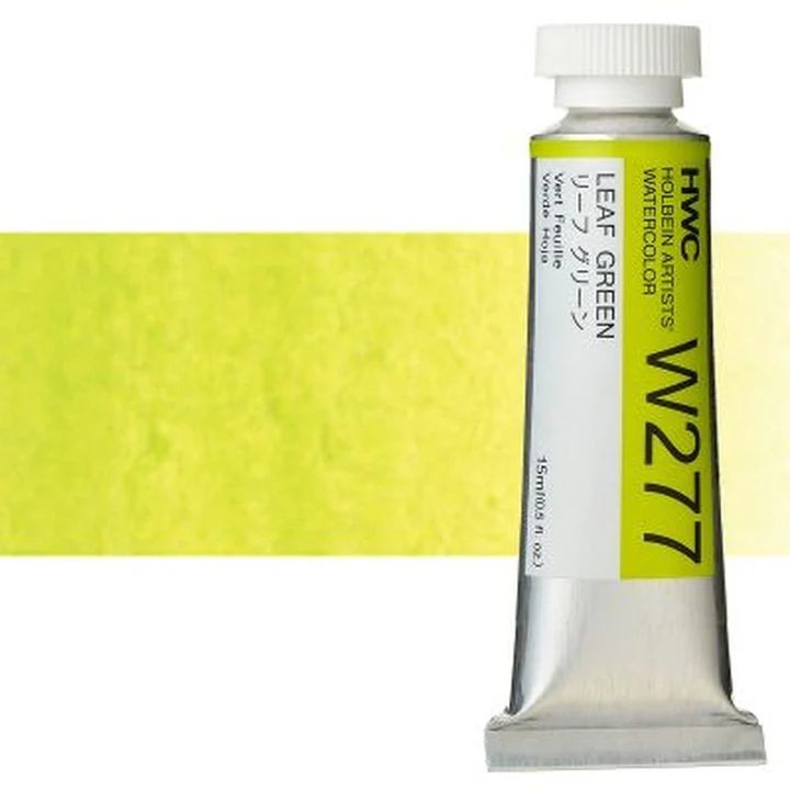 Holbein Artists Professional Watercolors, 15 ml | Green Shades