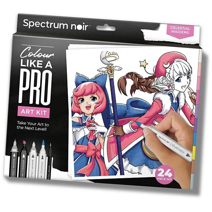 Celestial Maidens Illustration Art Set