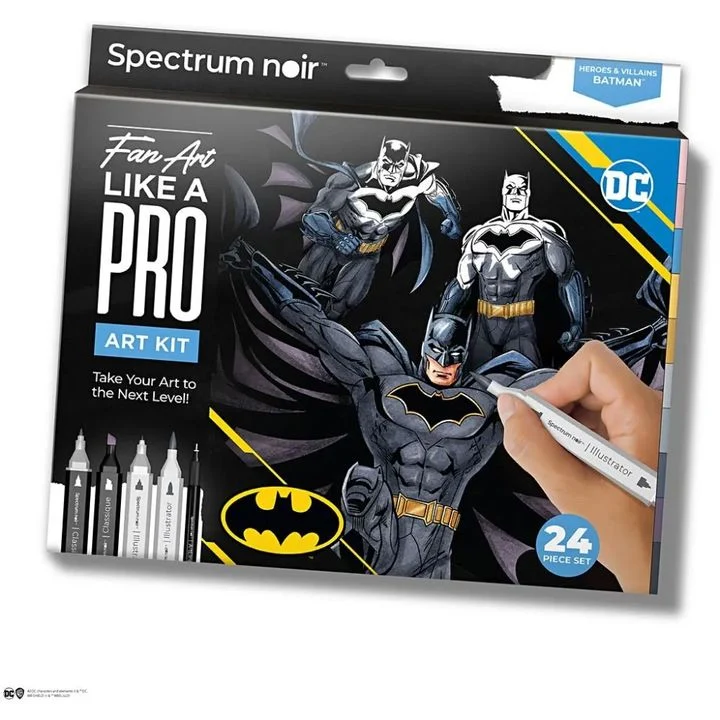 Batman Art Illustration Set