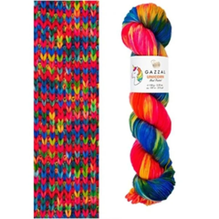 Gazzal Unicorn Knitting Yarn, 100 g