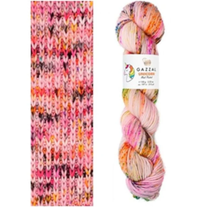 Gazzal Unicorn Knitting Yarn, 100 g