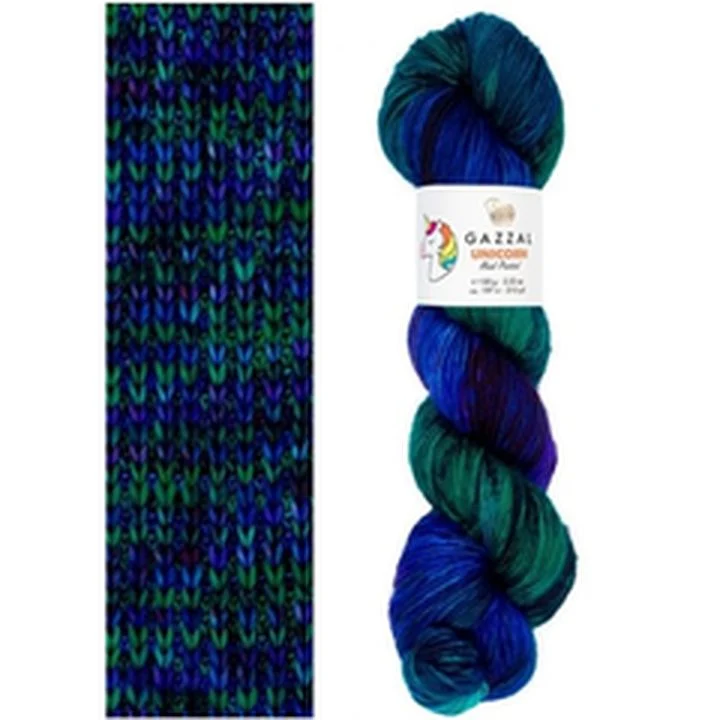 Gazzal Unicorn Knitting Yarn, 100 g