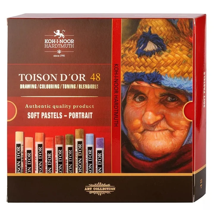 Toison D’Or Soft Pastels PORTRAIT, Set of 48