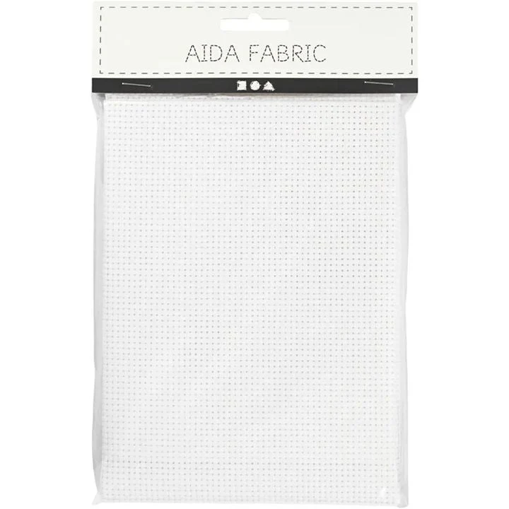 AIDA Embroidery Fabric, 50x50 cm, 43 Squares per 10 cm