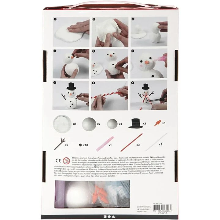 Snowman-Making Modeling Set