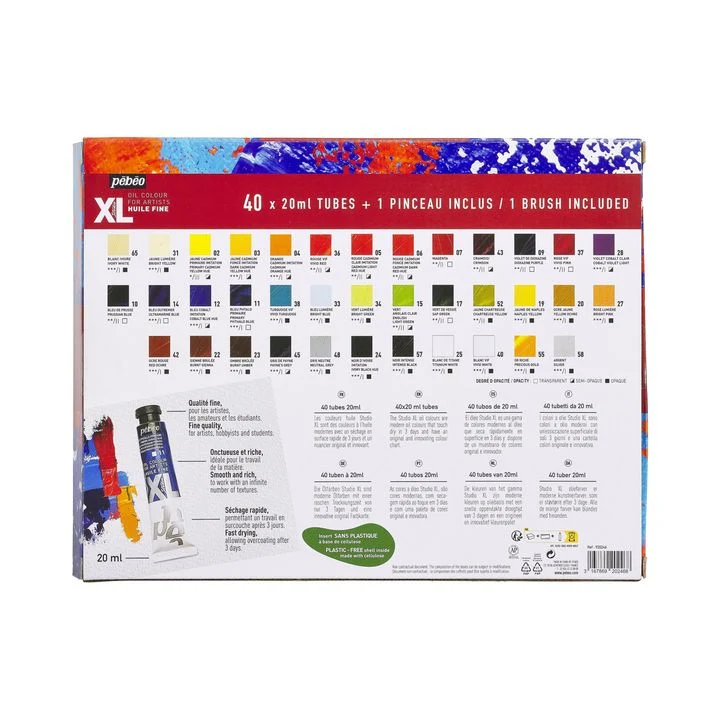 Pebeo Studio XL Oil Paint Set