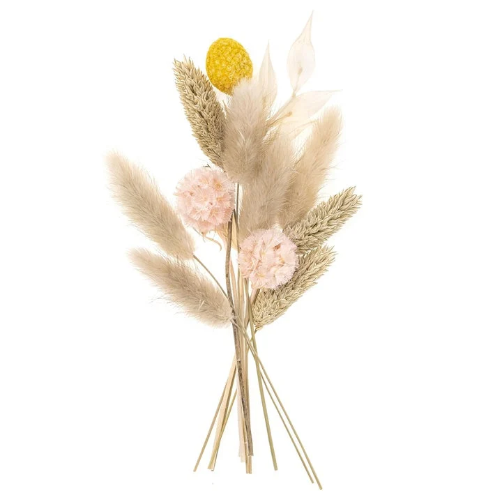Mini Dried Bouquet "Beige Touch" / 20 cm