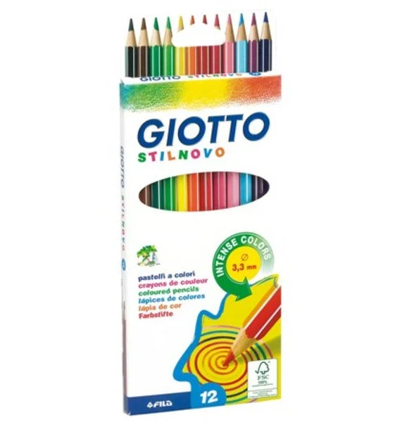 GIOTTO Colored Pencils - 12 Colors
