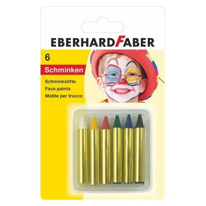 Eberhard Faber Face Paint Pencils, Set of 6