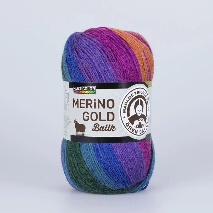 Madame Tricote Paris Merino Gold Batik Knitting Yarn 100 g