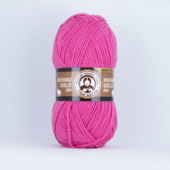 Madame Tricote Paris Merino Gold 200 Knitting Yarn - 100 g
