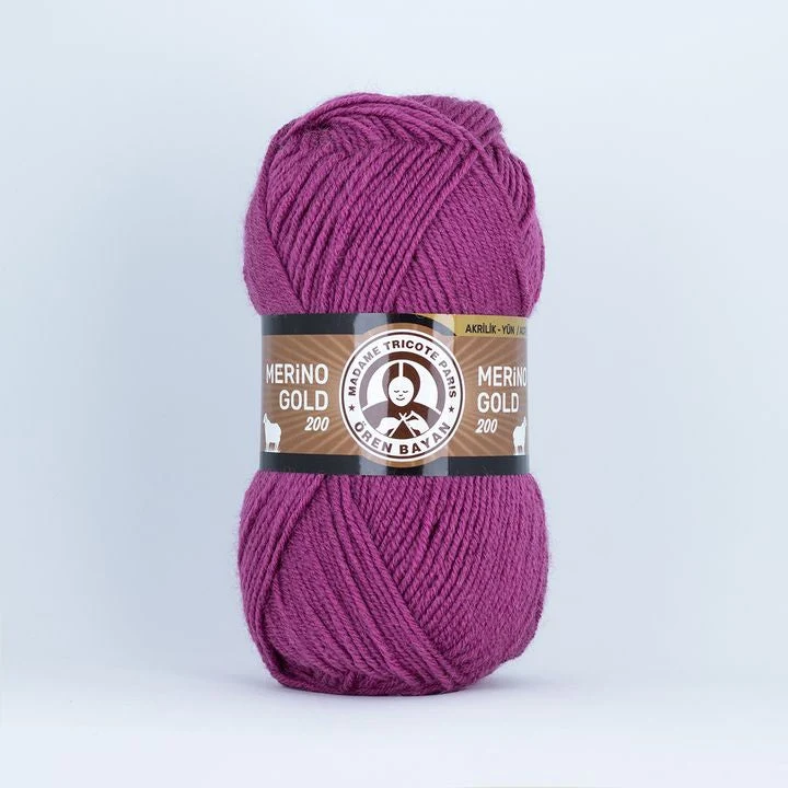 Madame Tricote Paris Merino Gold 200 Knitting Yarn - 100 g