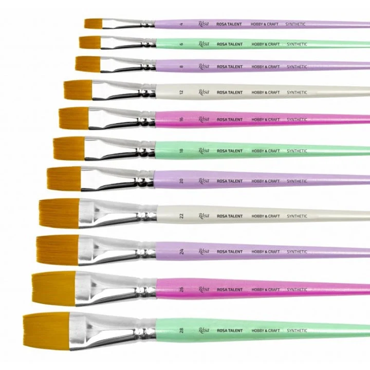 Rosa Hobby & Craft Flat Brush