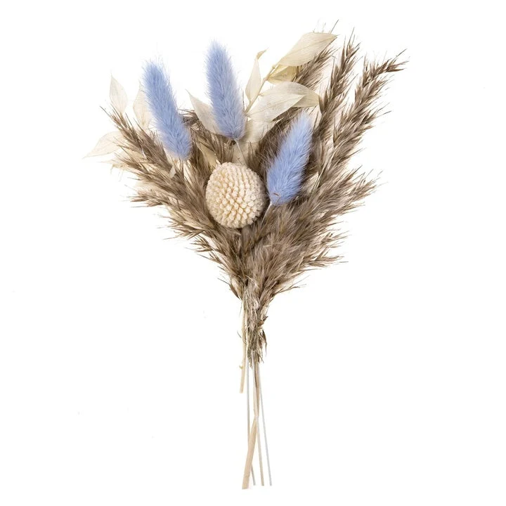 Mini Dried Bouquet “Savannah Blue” / 20 cm