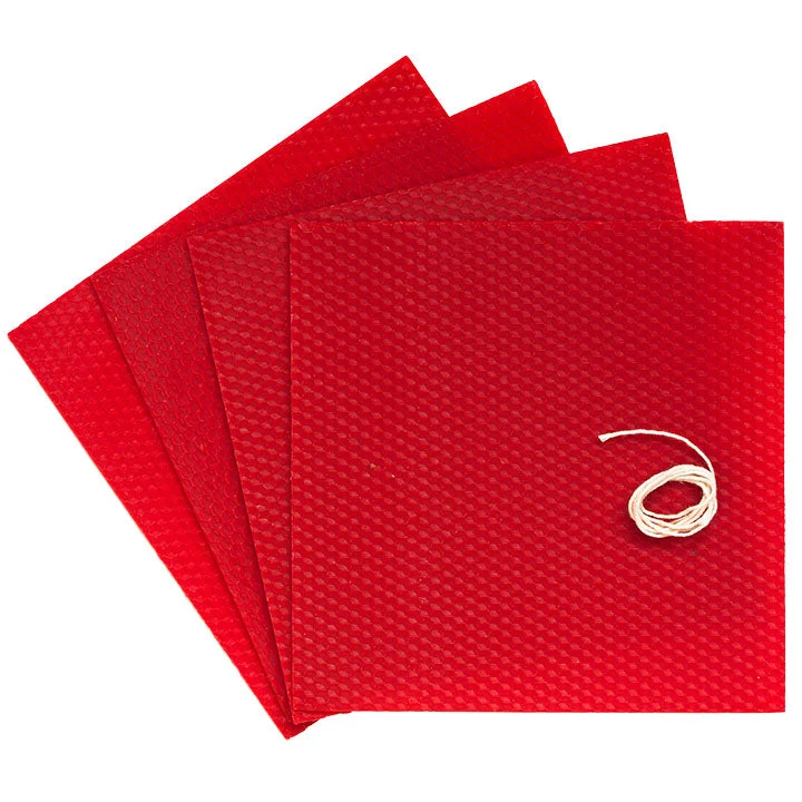 Beeswax Sheets, Set of 4