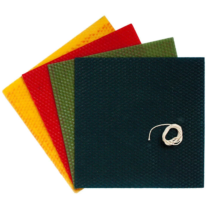 Beeswax Sheets, Set of 4