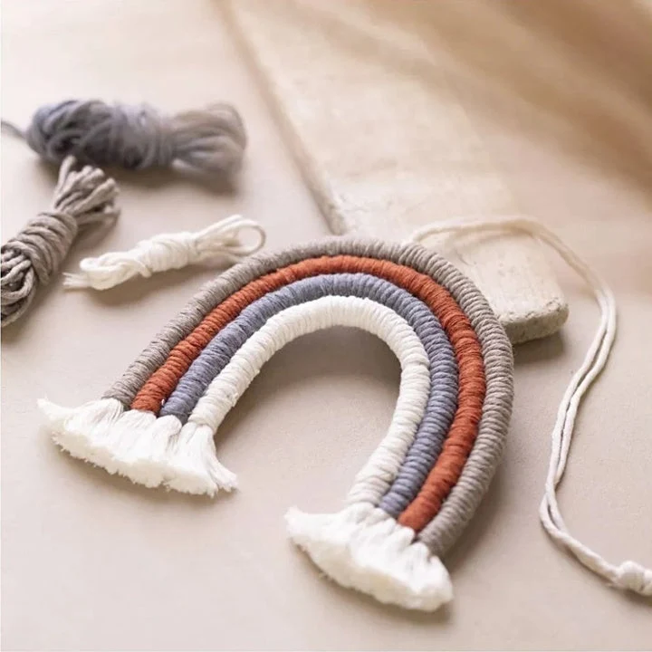 Mini Macrame Set | Rainbow