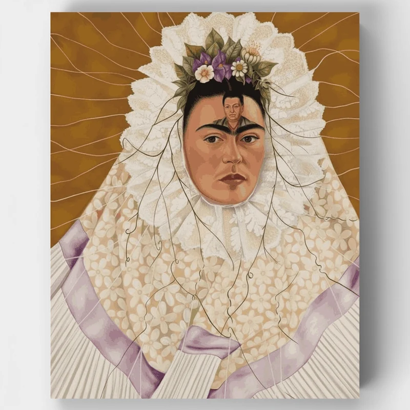 Self Portrait as a Tehuana - Paint by Numbers Kit