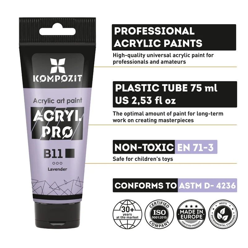Kompozit Pastel Acrylic Paint ACRYL PRO ART 75 ml